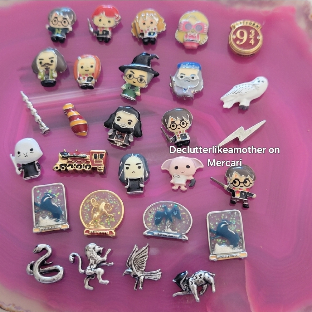 Origami Owl Licensed Harry Potter Locket Charms 3 For $30